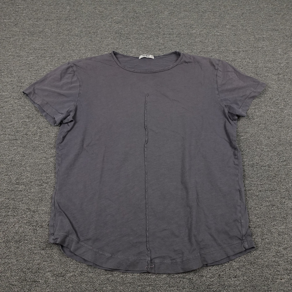 Buck Mason Shirt Womens Small Gray 100% Cotton Crewneck Short Sleeve Basic Tee